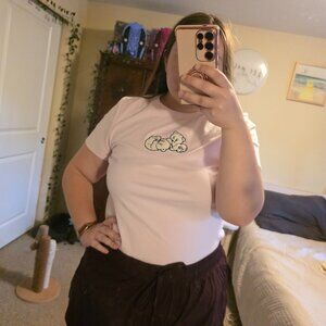 NWT Forever 21 Size 2X Pink T-Shirt Bear Graphic